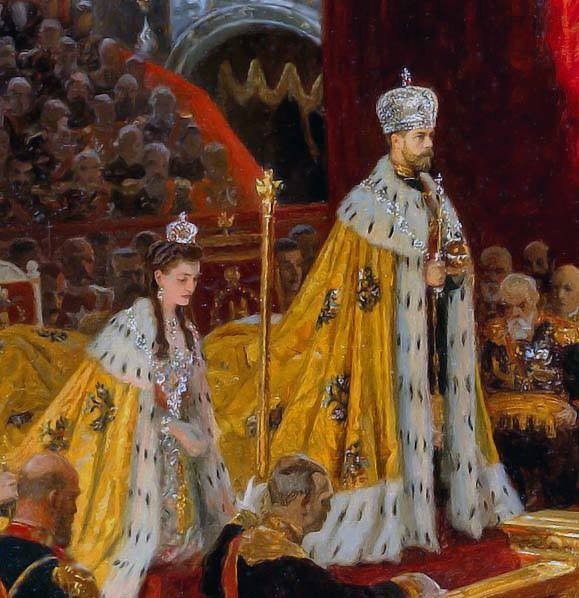 CORONASION DEL ZAR NICOLAS Y LA ZARINA ALEGANDRA 